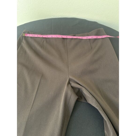 Talbots Dress Pants Womens Sz 14 Brown Stretch Office Casual Work Minimalist - Picture 5 of 7